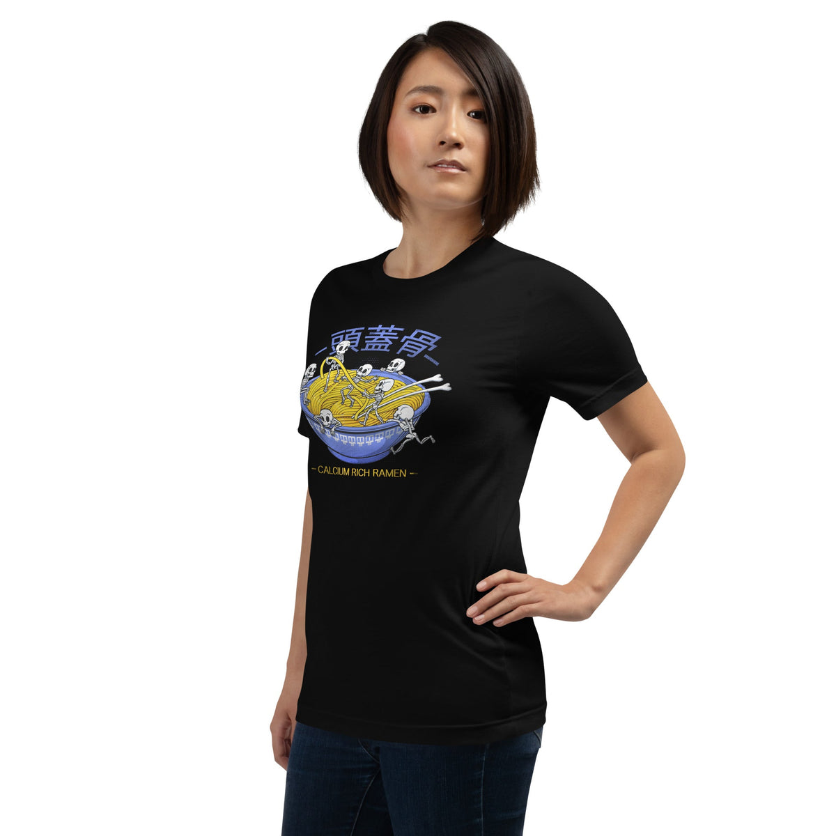 Kawaii Anime Ramen Skeleton T-Shirt
