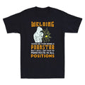 Welding Saved Me From Being A Pornstar Funny Welder Gift Vintage Men's T-Shirt