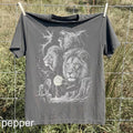 Vintage Lion Aesthetic Comfort Tee