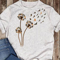 Dachshund Flower Fly Dandelion Funny Cute Dog Lover T-Shirt - Gift for Dog Lo...