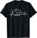 Labrador heartbeat dog breed dog lover dog Gift Unisex T-Shirt