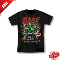 DARE Say No To Drugs Ninja Turtles Classic Retro Vintage Graphic Design T-Shirt