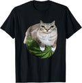 Watermelon Cat T-Shirt – Silly Cat Meme Funny Cute Kitten Tee Gift for Cat Lover