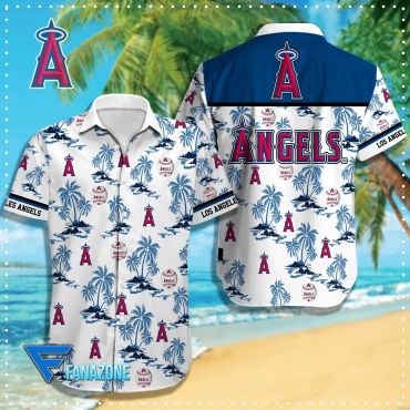 Los Angeles Angels Tropical Paradise Hawaiian Shirt