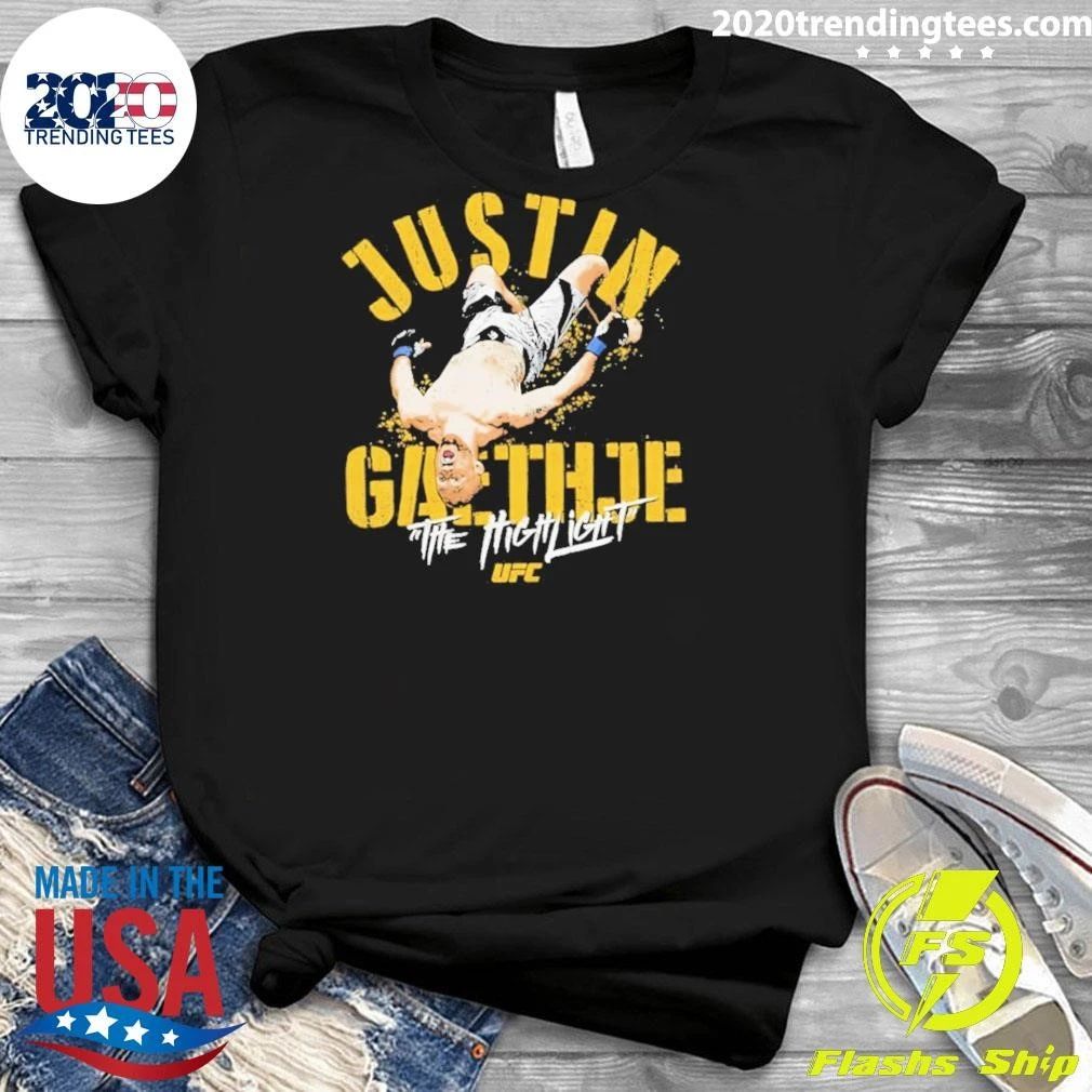 Justin Gaethje The Highlight Graphic Shirt