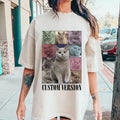 Custom Pet Photo Comfort Tee Personalized Dog Cat Lover Shirt Gift
