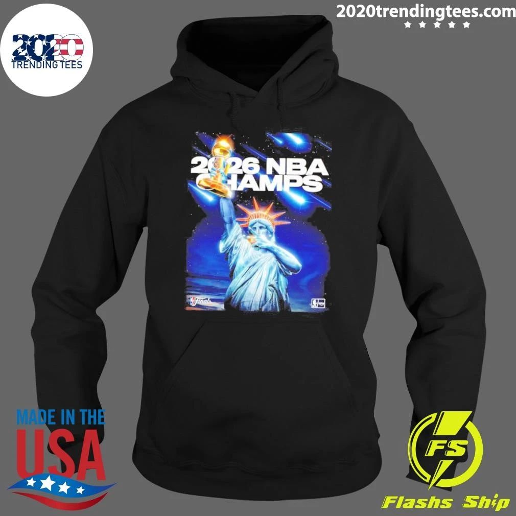 New York Knicks 2026 NBA Champions Liberty Trophy Ring Shirt