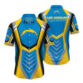 Los Angeles Chargers Hawaiian Shirt Bold Energy Design 390257