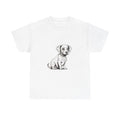Dog Lover T-Shirt, Cute Puppy Tee, Animal Line Art Shirt