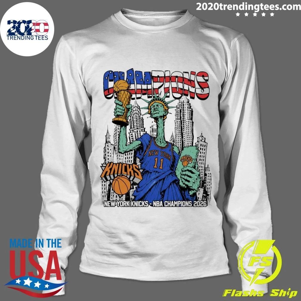 New York Knicks Statue of Victory NBA Finals Champions 2026 Shirt