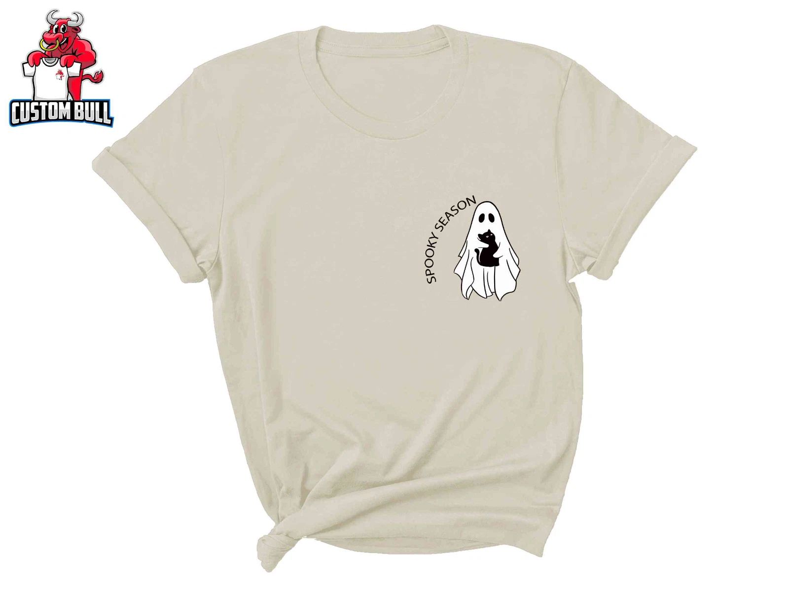 Spooky Season Shirt, Cute Ghost Shirt, Spooky Vibes Shirt, Funny Halloween Shirt