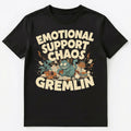 Cat Lovers Chaotic Companion Pet Humor Unisex T-Shirt