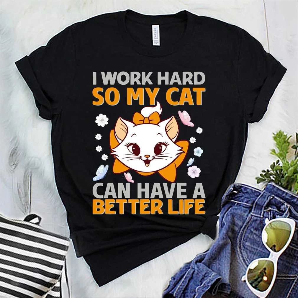 Cute Kitty Lover White Cat T-Shirt