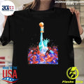 Statue Of Liberty New York Knicks 2026 NBA Champions 46 Basketball Fan Team Shirt