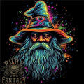A Trippy Old Fantasy Wizard Mens Cotton T-Shirt Tee Top