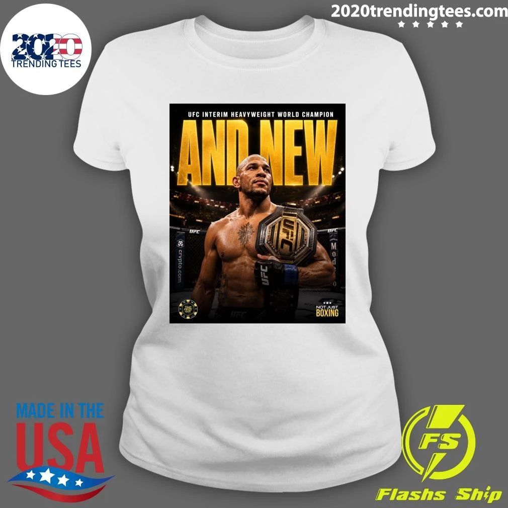 Ciryl Gane UFC Interim Heavyweight World Champion And New Shirt