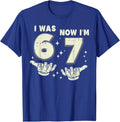 7th Birthday I Was 6 Now Im 7 Meme Unisex T-Shirt