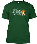 St Patricks Day Dog Lover Beagle T-shirt Made In The USA Size S To 5XL