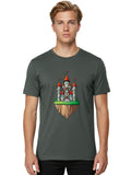 Floating-Castle-12 Mens Graphic Tee, 100% Cotton, Casual Summer Wear