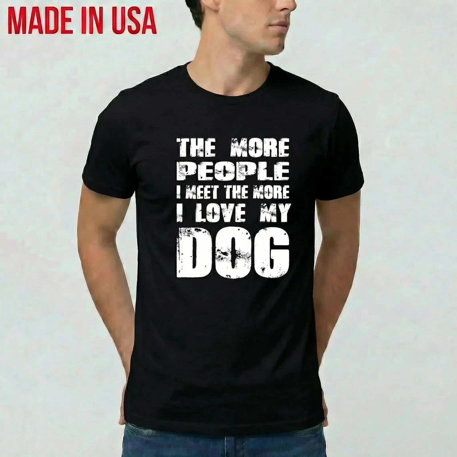 New Dog Lover  T-Shirt Made in USA S-2XL