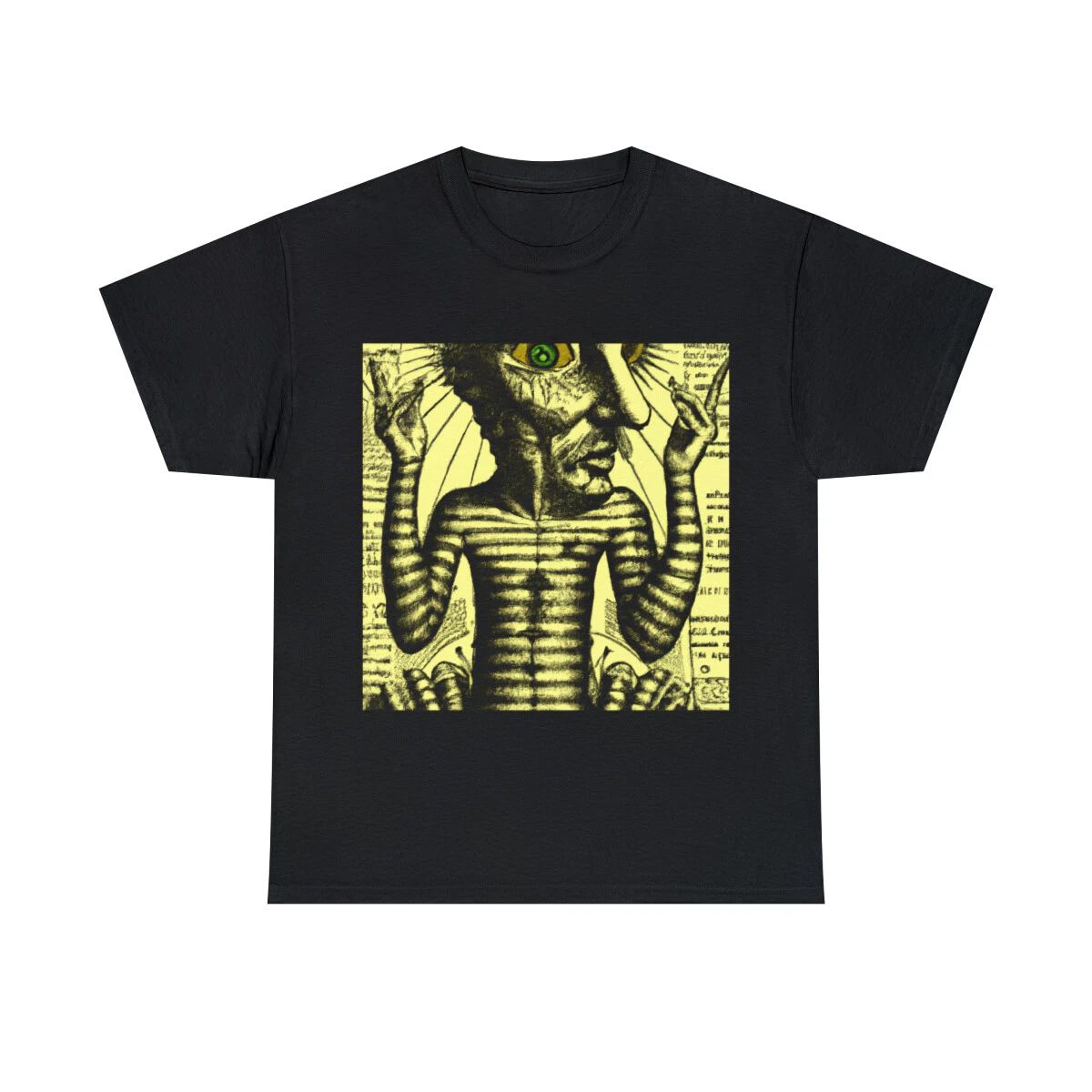 Scary Dark Fantasy Horror Art T Shirt Halloween Death Metal Disturbed Streetwear