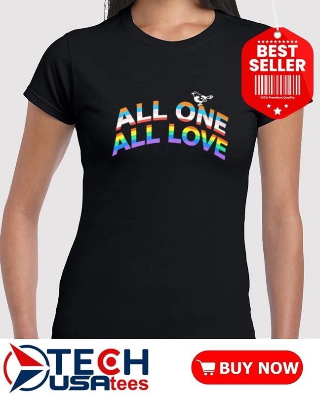All one all love pride shirt