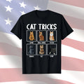 Funny Cat Tricks Cute Cat Lover Graphic T-Shirt Size S-4XL