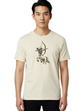 Sagittarius-Skeleton-1 Mens Graphic Tee, 100% Cotton, Casual Summer Wear
