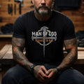 Man Of God Dad Shirt  Man Of God Husband Dad Shirt  USA Flag Dad Shirt  Father