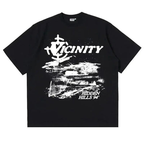 Aesthetic 'Vicinity Hidden Hills' Graphic T-Shirt | Premium 100% Cotton