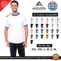 Augusta Sportswear 710 Polyester/Cotton 50/50 Jersey Knit Ringer T-Shirt S-3XL