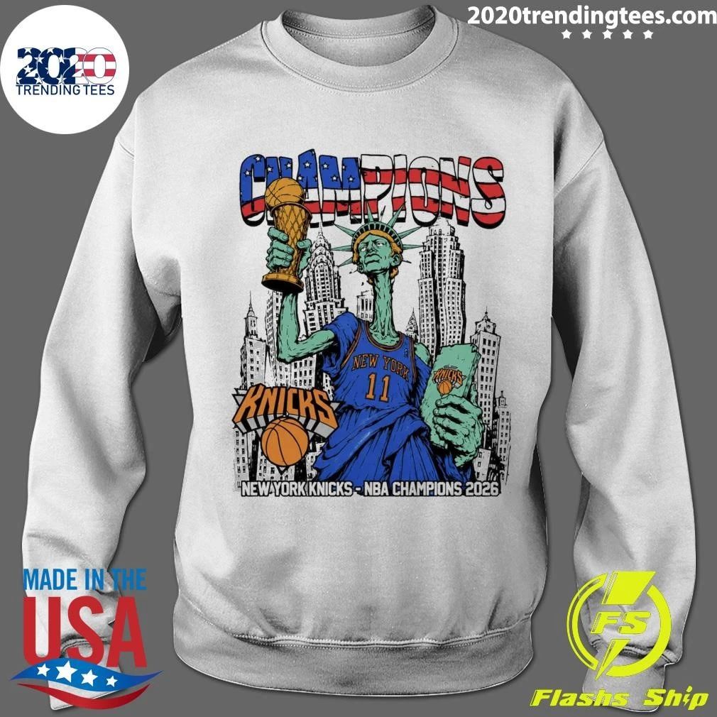 New York Knicks Statue of Victory NBA Finals Champions 2026 Shirt