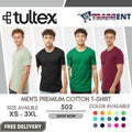 Tultex 502 Mens Short Sleeve Classic Premium fitted Cotton T-Shirt