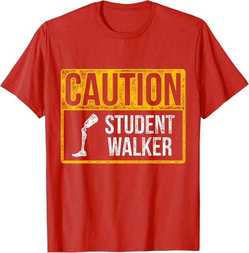 Amputee Humor Student Walk Leg Arm Funny Recovery Unisex T-Shirt