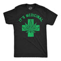 Mens Funny T Shirts Its Medicinal Sarcastic 420 Graphic Novelty Tee for Men