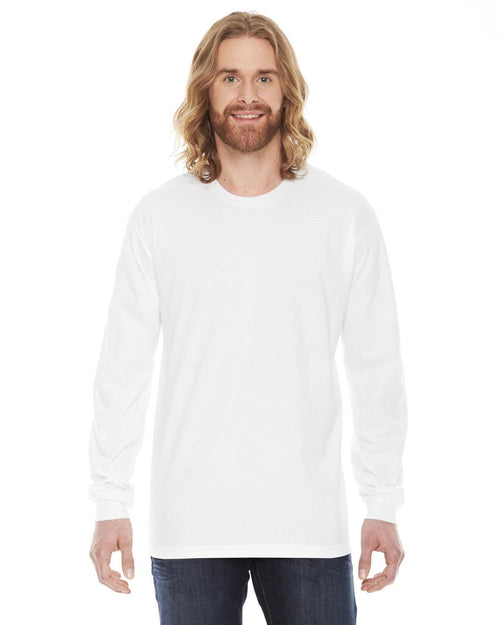 American Apparel Unisex Fine Jersey Long Sleeve Stylish Plain T Shirt 2007