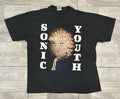 SONIC YOUTH vintage 1992 DIRTY T shirt DRUNK BUTTERFLY knit