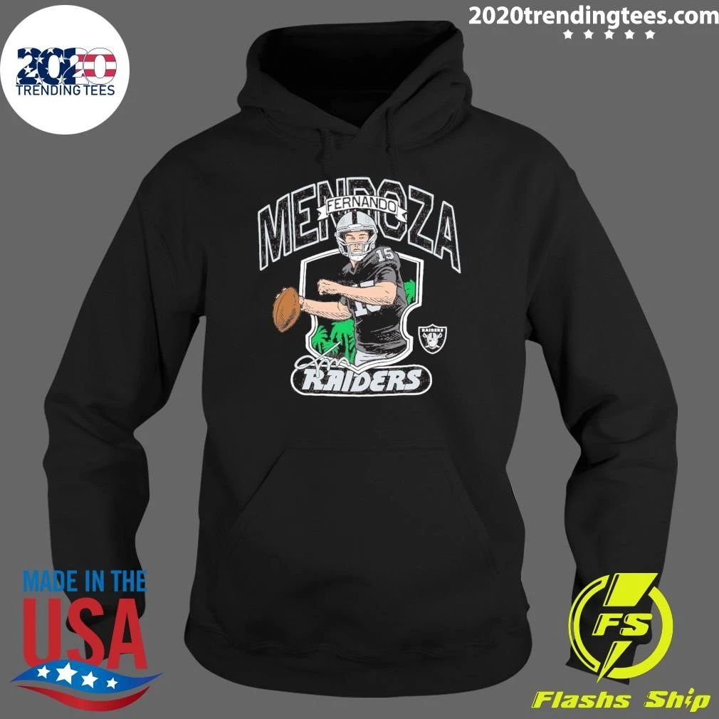 Las Vegas Raiders Fernando Mendoza Las Vegas Raiders Homage Caricature Player Tri-Blend Shirt