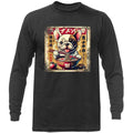French Bulldog Eating Ramen Noodle-Japanese Anime Manga Long Sleeve T-Shirt