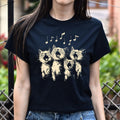 Singing cats Unisex T-Shirt gift silly cat besties Music teacher tee black navy