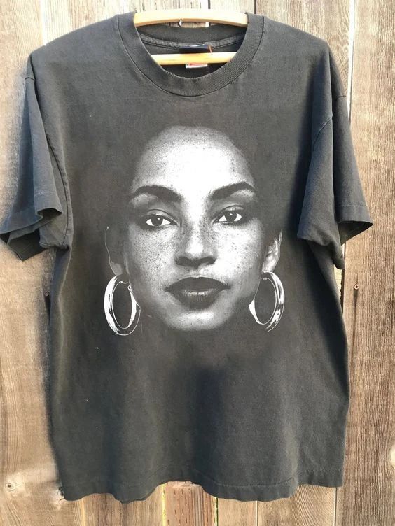 Vintage 90's Sade Adu Shirt, Sade Rap Hip Hop 90 Unisex Tshirt S-5XL KH9918
