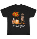 It's Fall Y'all Great Dane Dog Lover Thanksgiving Halloween T-Shirt Unisex Gift