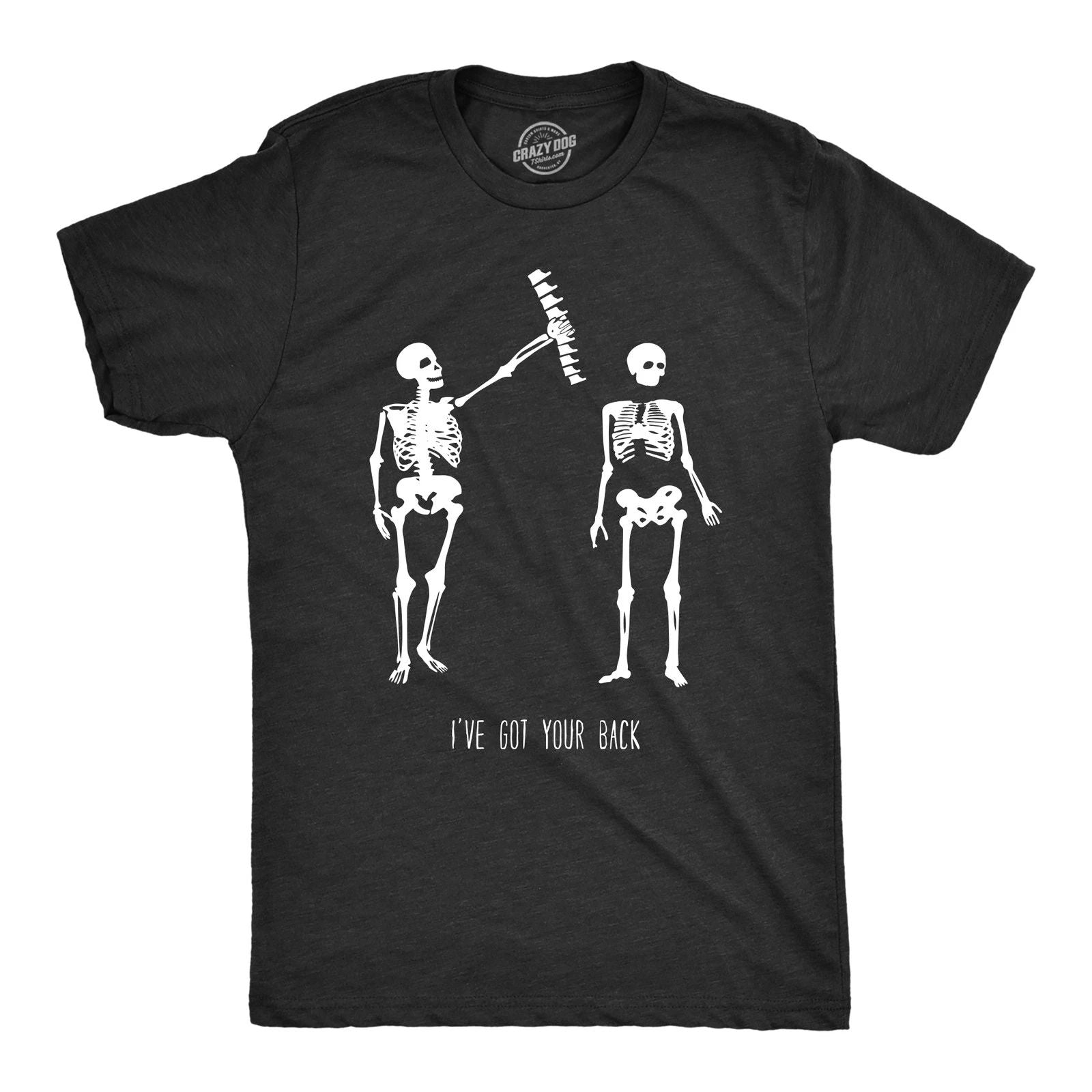 Mens Got Your Back Funny Halloween Skeleton Best Friend T shirt