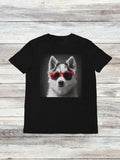 Unisex Husky T-Shirt, Pets, Pet Lover's Tee, Dog Lover's Tee, Dog, Doggie Tee