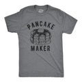 Mens Pancake Maker T Shirt Funny Breakfast Food Syrup Cute Morning Novelty Tee