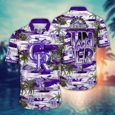 Colorado Rockies Tropical Summer Hawaiian Shirt