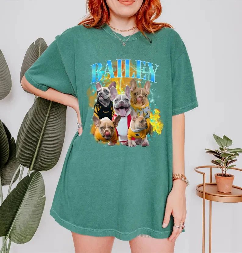 Custom Vintage Pet Dog Lover Comfort Tee Personalized Animal