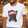 French Bulldog Dog Portrait Shirt, Frenchie Dog Lover Gift, Cute Dog Mom Dad Tee