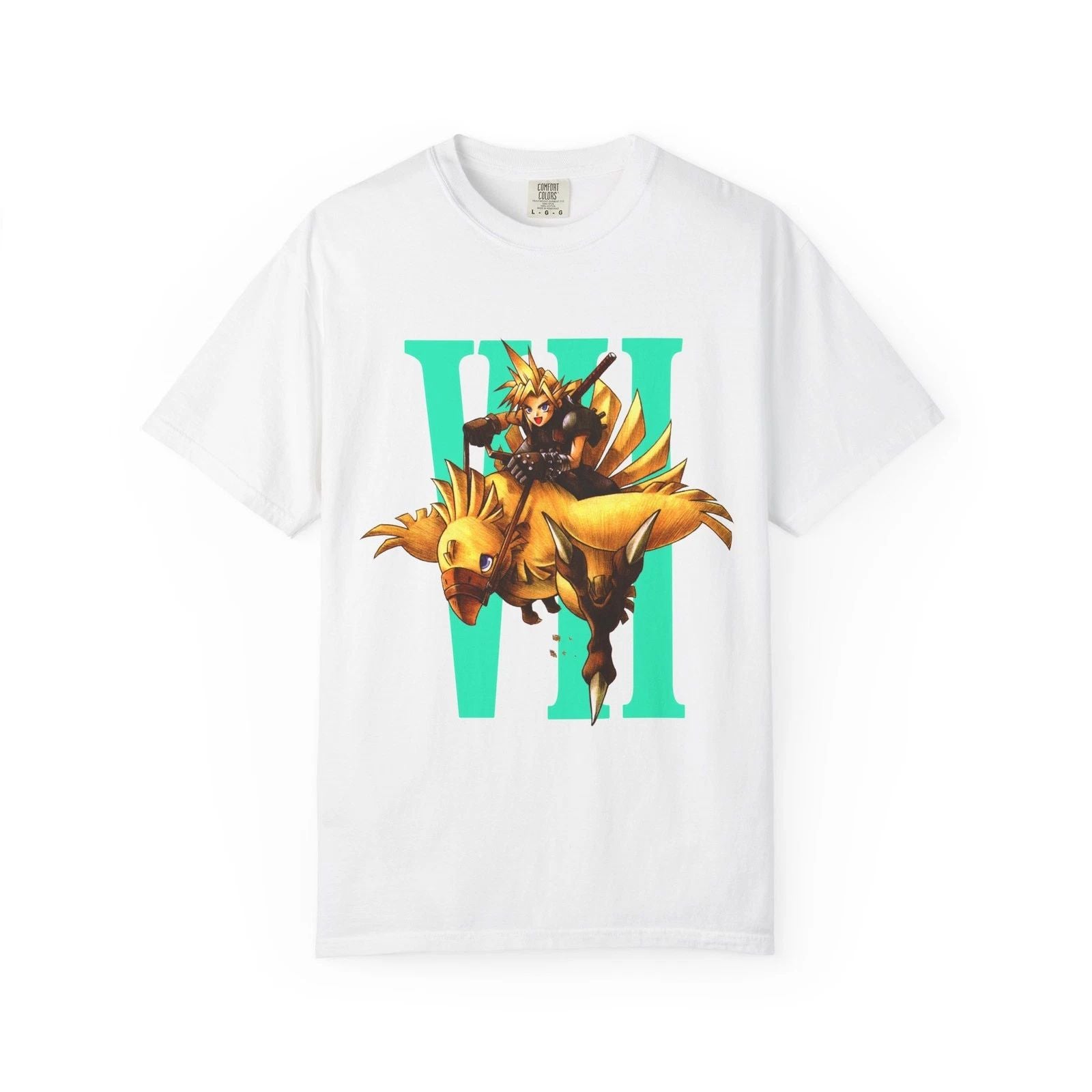 Cloud Strife Chocobo T-shirt, Final Fantasy VII Shirt, Unisex Tee, Gamer Gift,