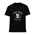 Men's Cotton Short Sleeve T-Shirt - Cute Cartoon Animal Design